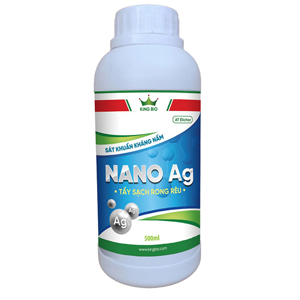King Nano Ag - Sát khuẩn kháng nấm, Tảy sạch rong rêu