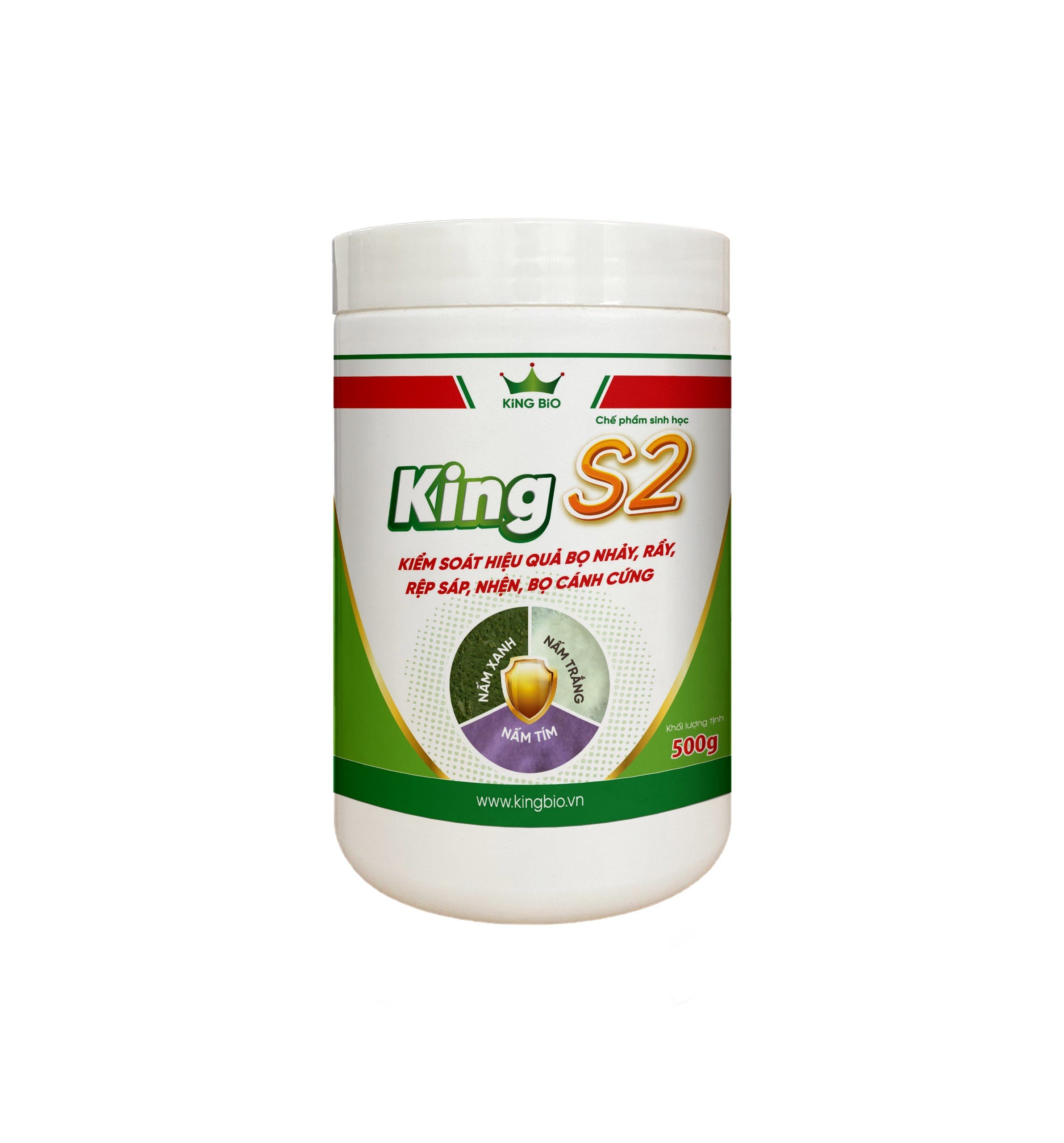 King S2 - Chế phẩm sinh học, Tiêu diệt bọ trĩ, bọ nhảy, rầy, rệp sáp, nhện, bọ cánh cứng