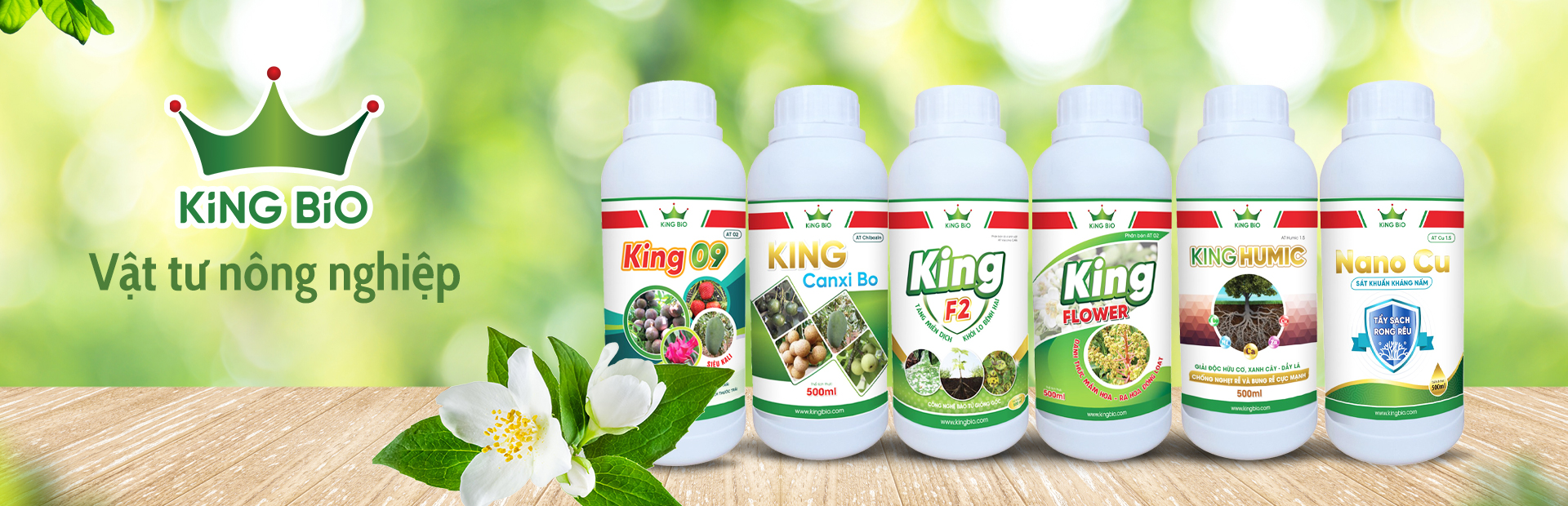 Công ty cổ phần tập đoàn KING BIO Phân thuốc sinh học cho cây trồng