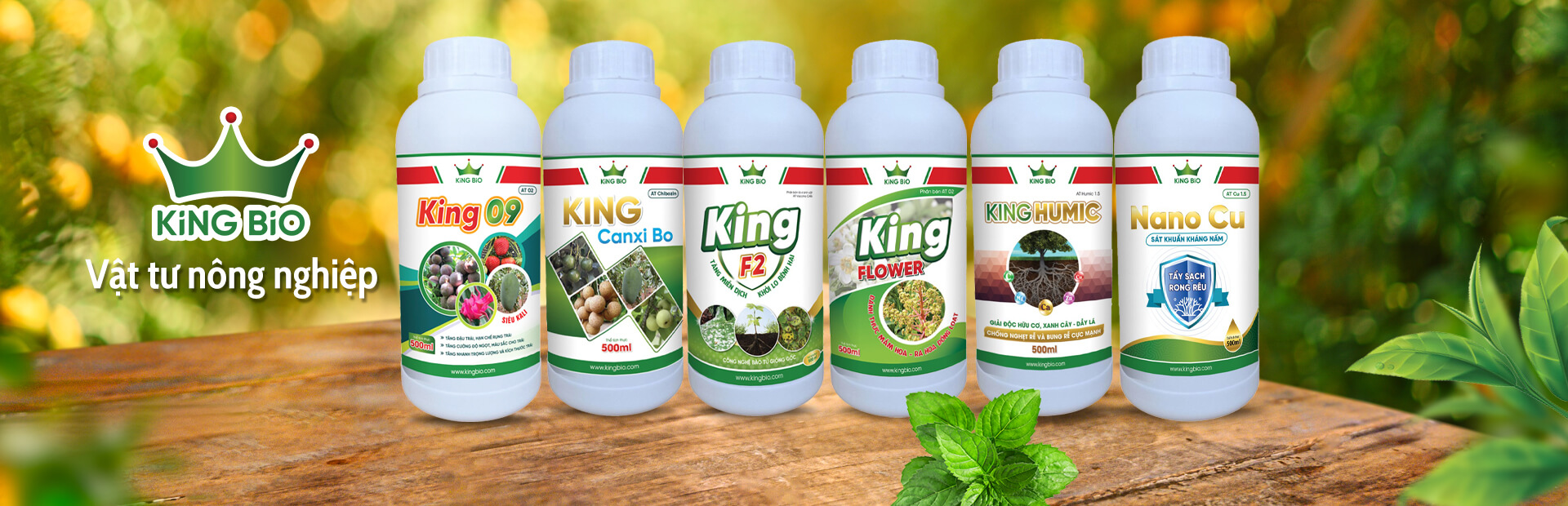 Công ty cổ phần tập đoàn KING BIO Phân thuốc sinh học cho cây trồng