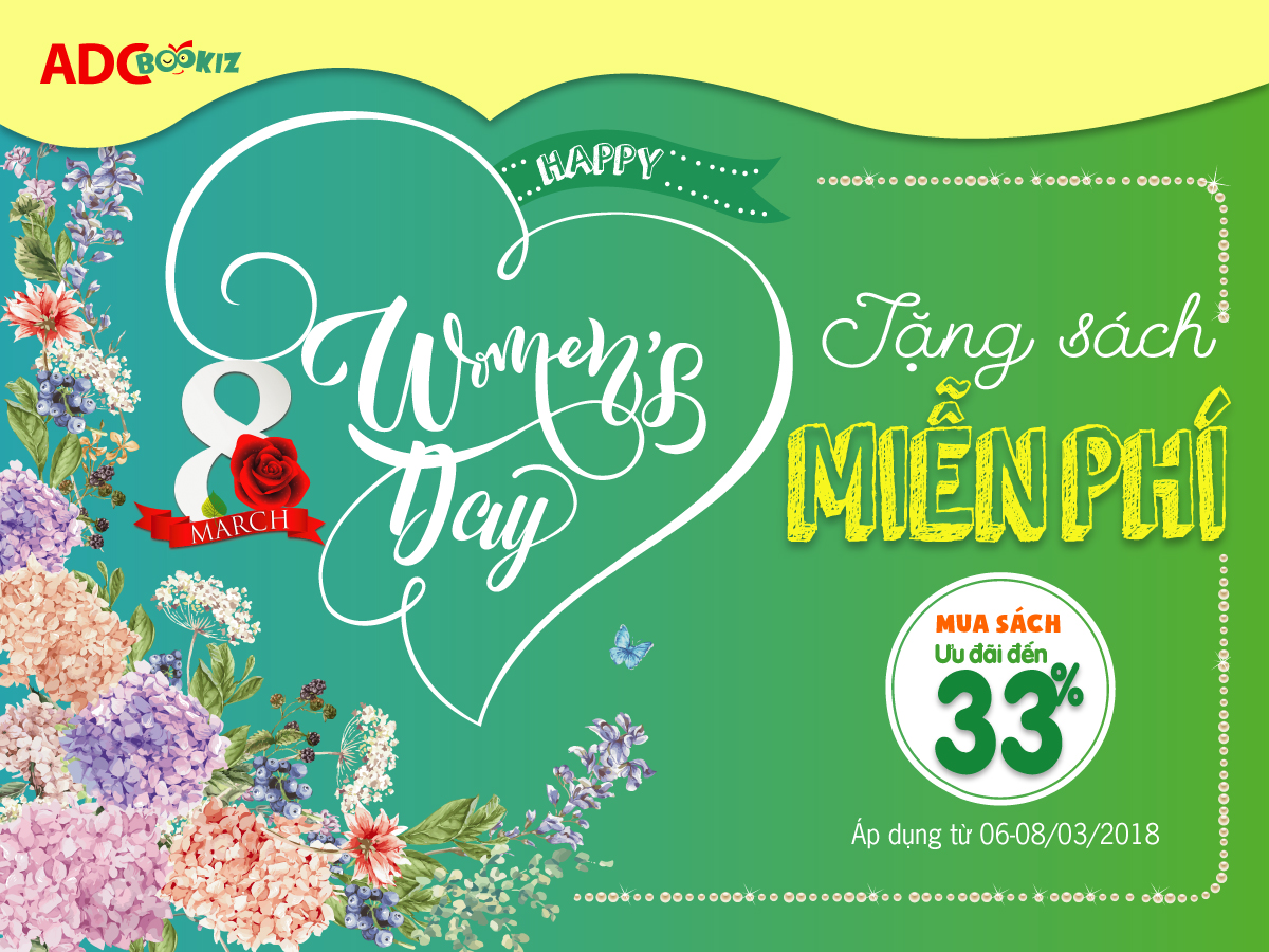 Tặng sách miễn phí nhân ngày Quốc tế Phụ nữ 8 - 3