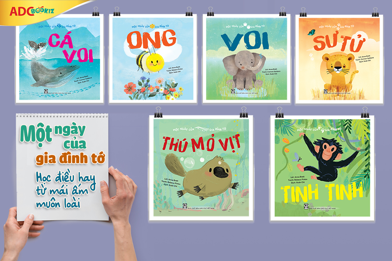 Khi Động Vật Kể Chuyện Gia Đình - Bộ Sách Đặc Biệt Khiến Cả Bé Và Cha Mẹ Tan Chảy