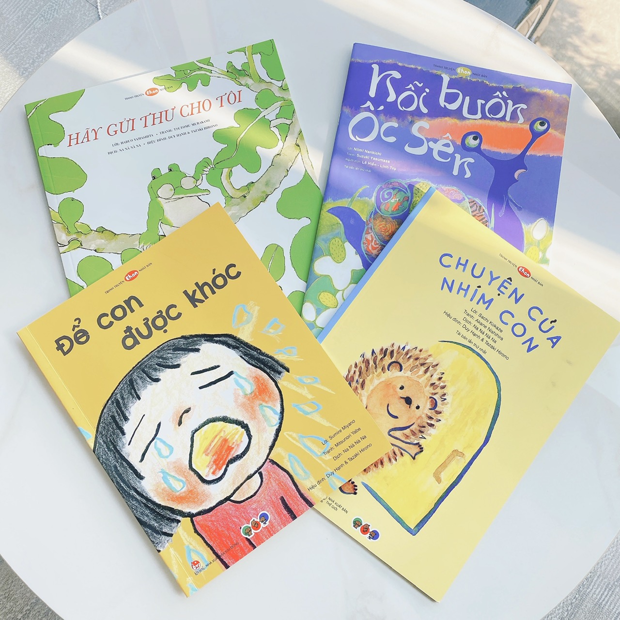 Bộ 4 cuốn sách phát triển cảm xúc cho trẻ 3 6 tuổi