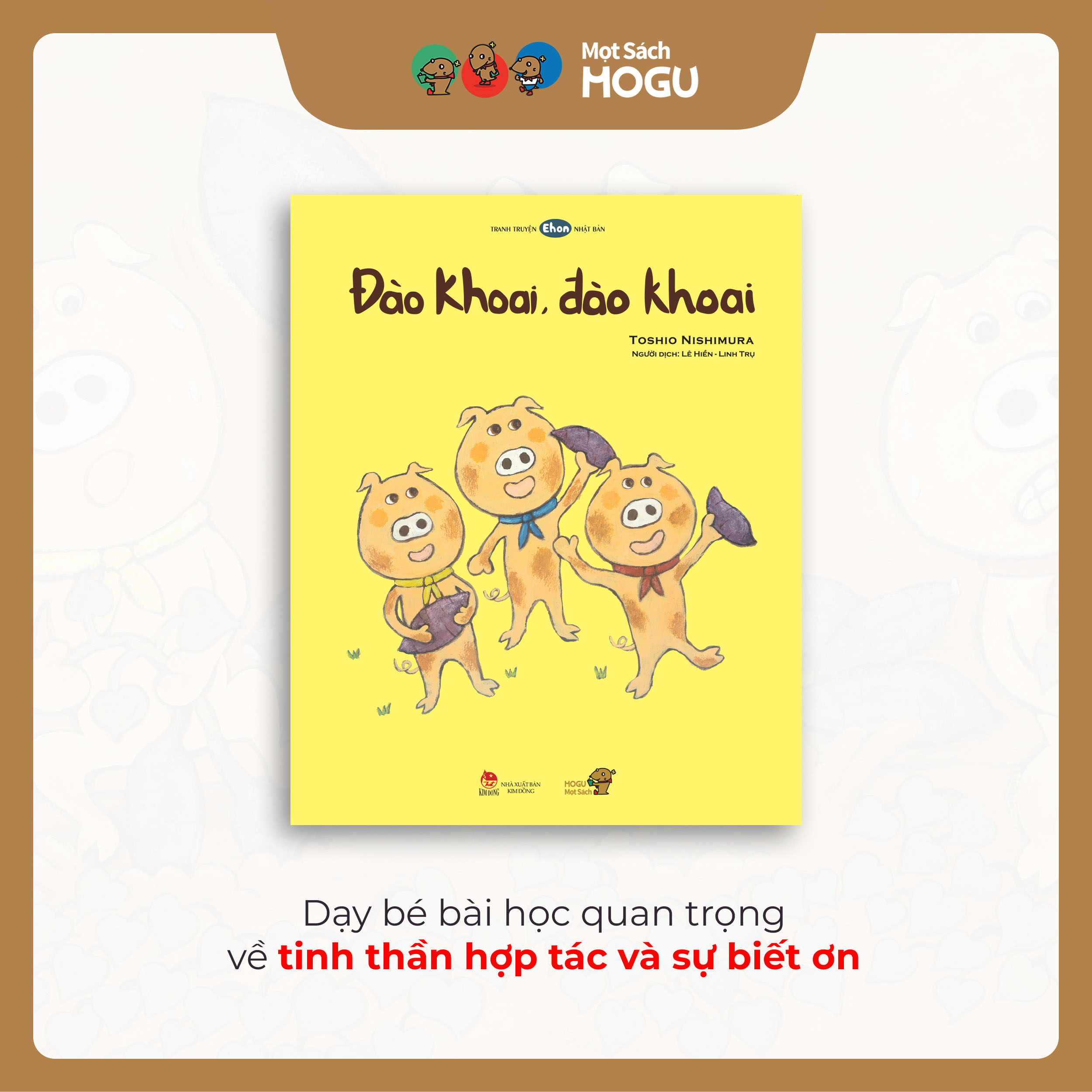 Đào Khoai Đào Khoai | Ehon cho bé từ 3 tuổi | Học kiên nhẫn & vui khám phá