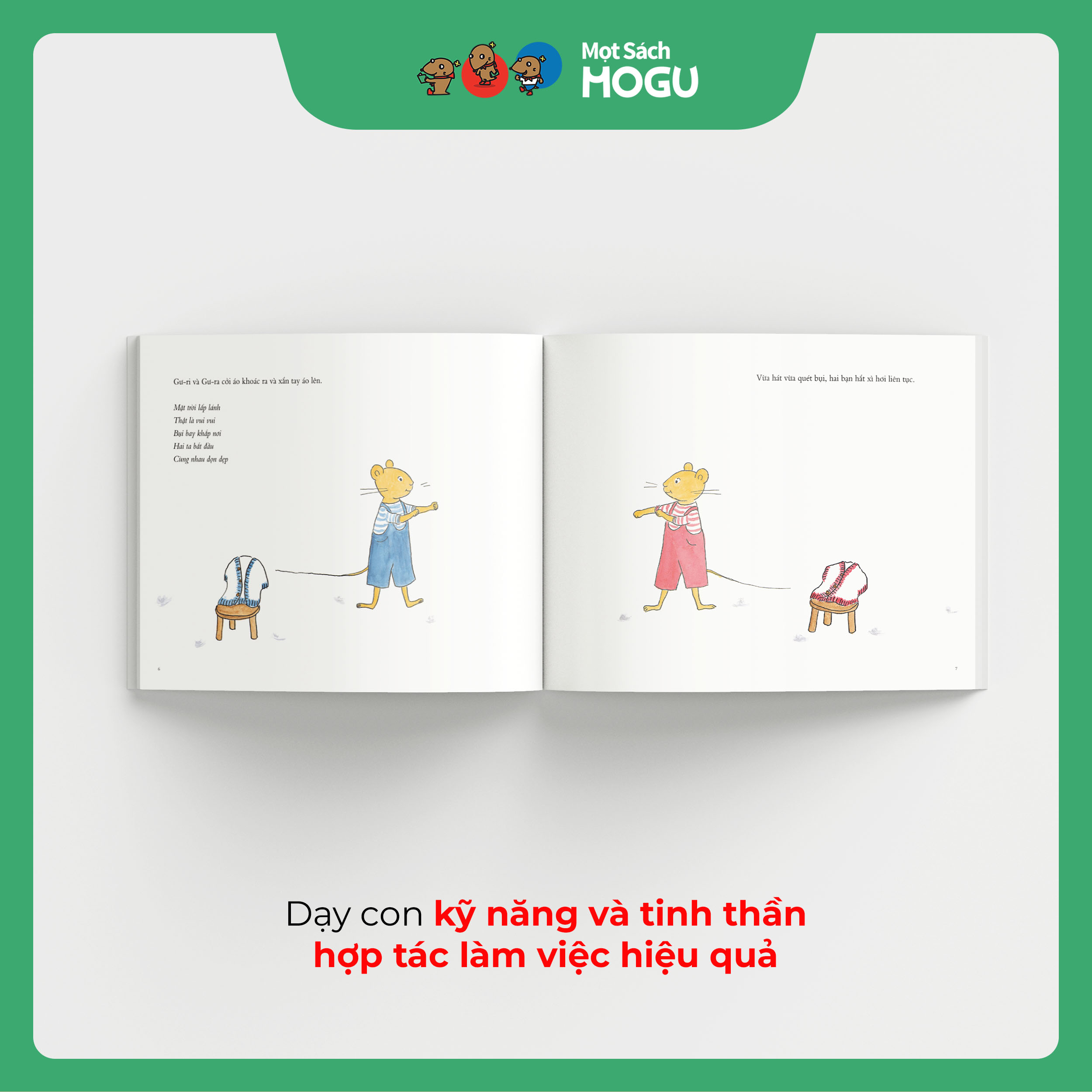 Gư-ri Và Gư-ra Dọn Dẹp Nhà Cửa