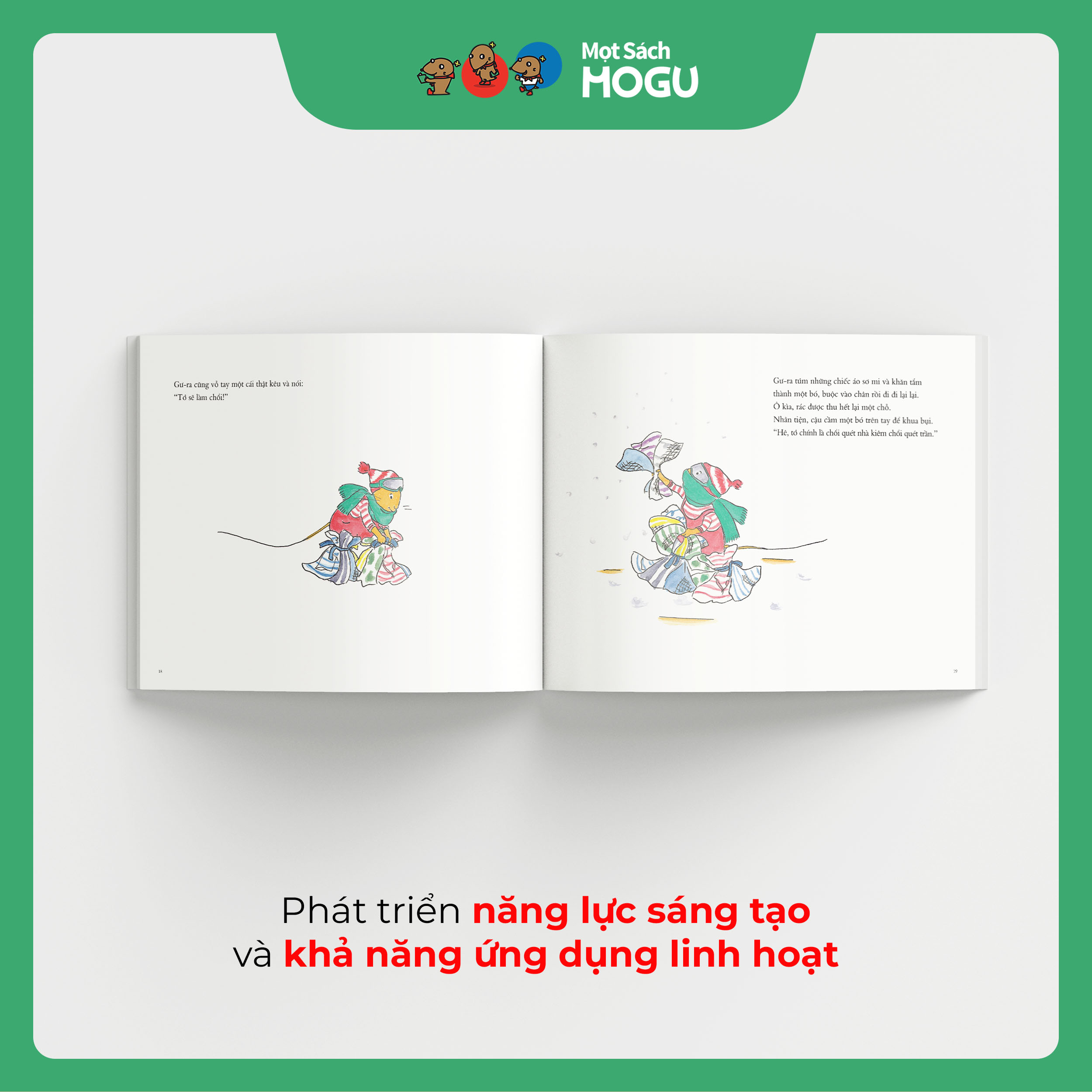 Gư-ri Và Gư-ra Dọn Dẹp Nhà Cửa