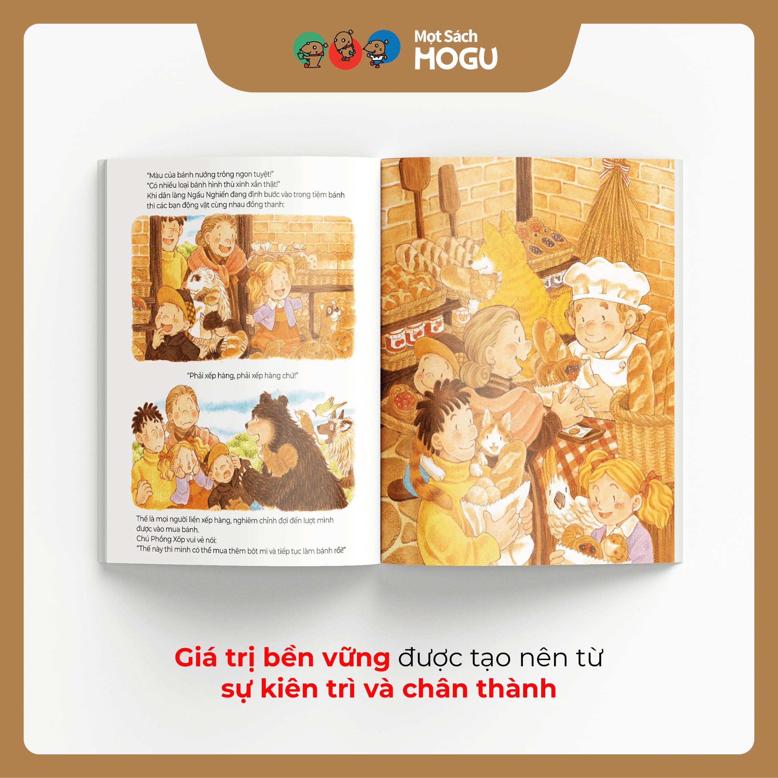 Tiệm Bánh Mì Lừng Danh | Ehon cho bé từ 3 tuổi | Học sẻ chia & kết nối