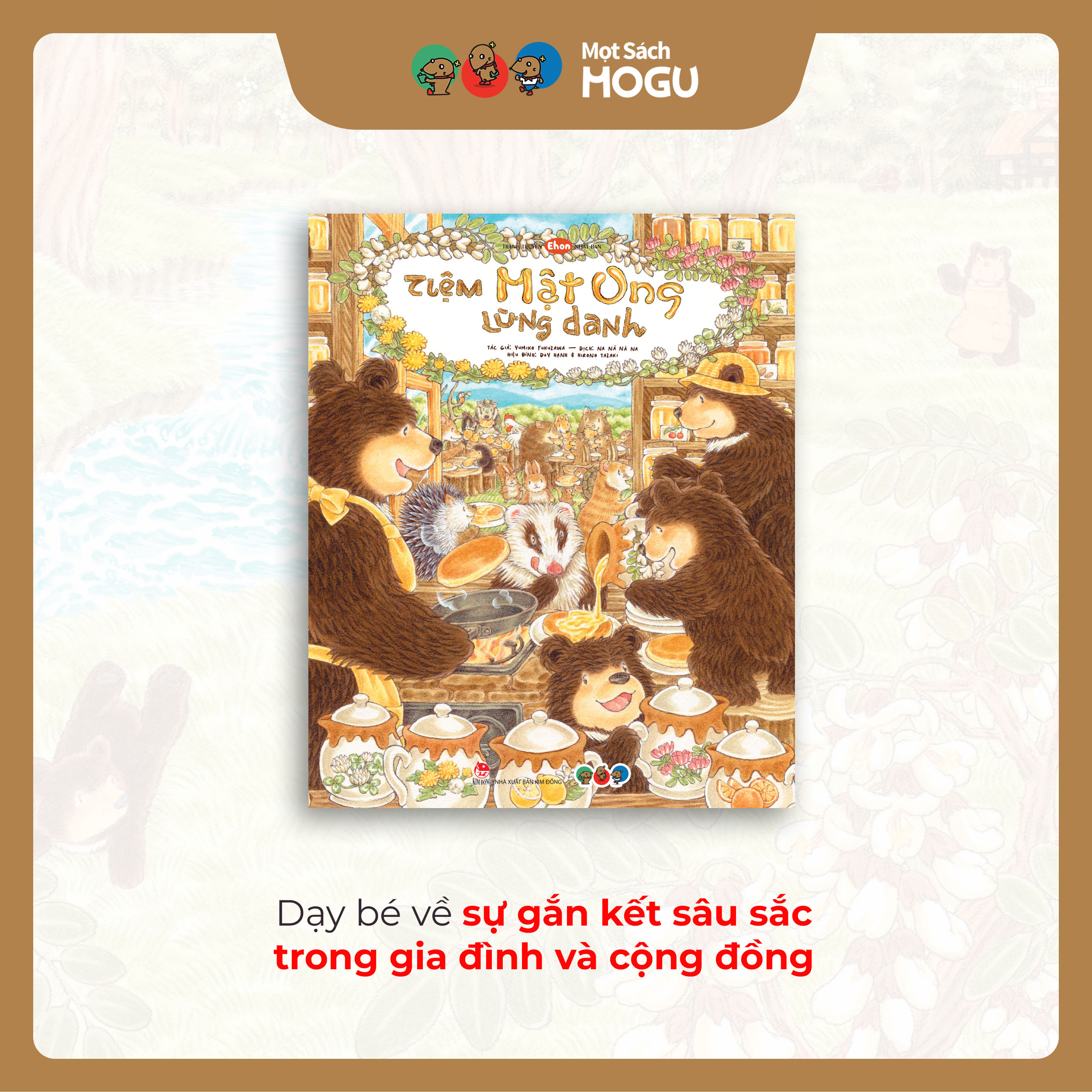 Tiệm Mật Ong Lừng Danh | Ehon cho bé từ 3 tuổi | Yêu thương & sẻ chia