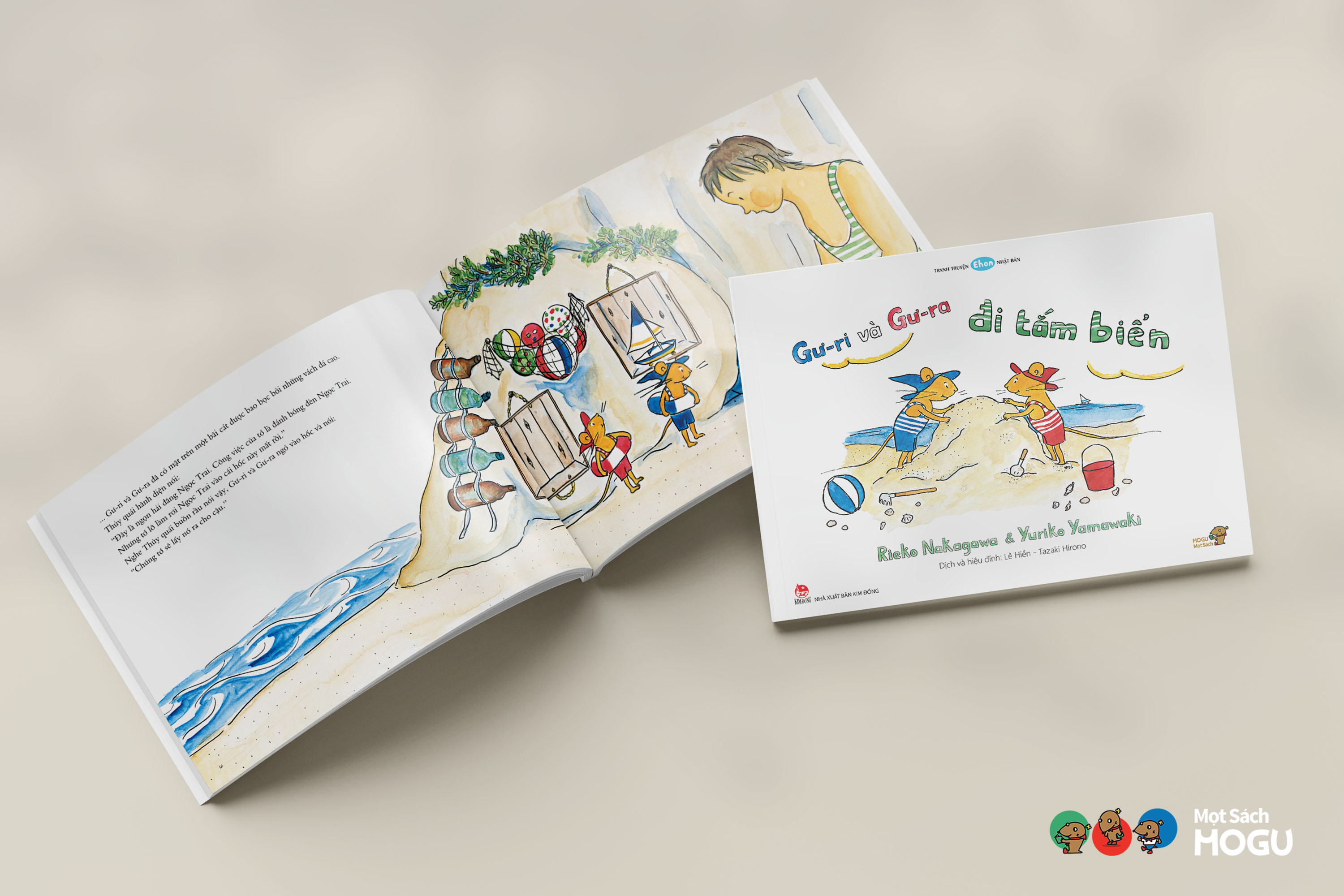 Gư-ri Và Gư-ra đi tắm biển