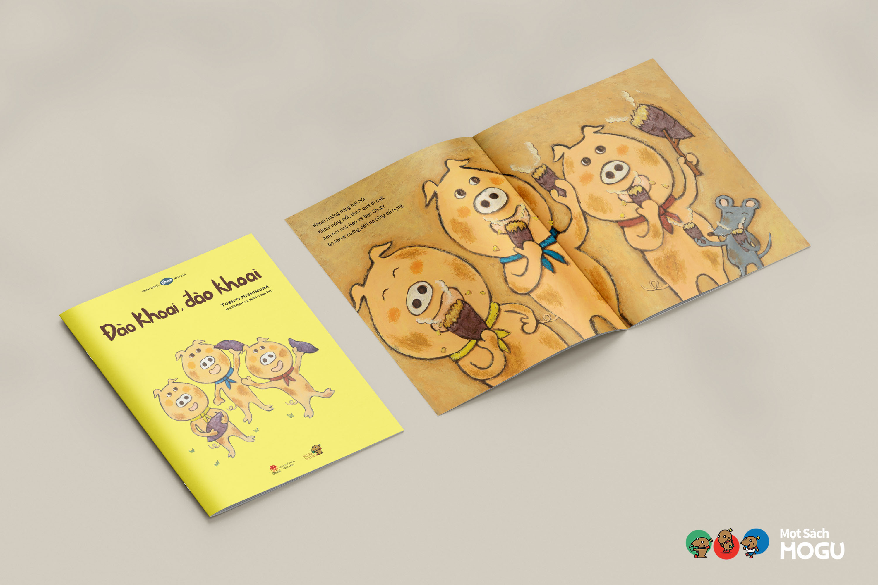 Đào Khoai Đào Khoai | Ehon cho bé từ 3 tuổi | Học kiên nhẫn & vui khám phá