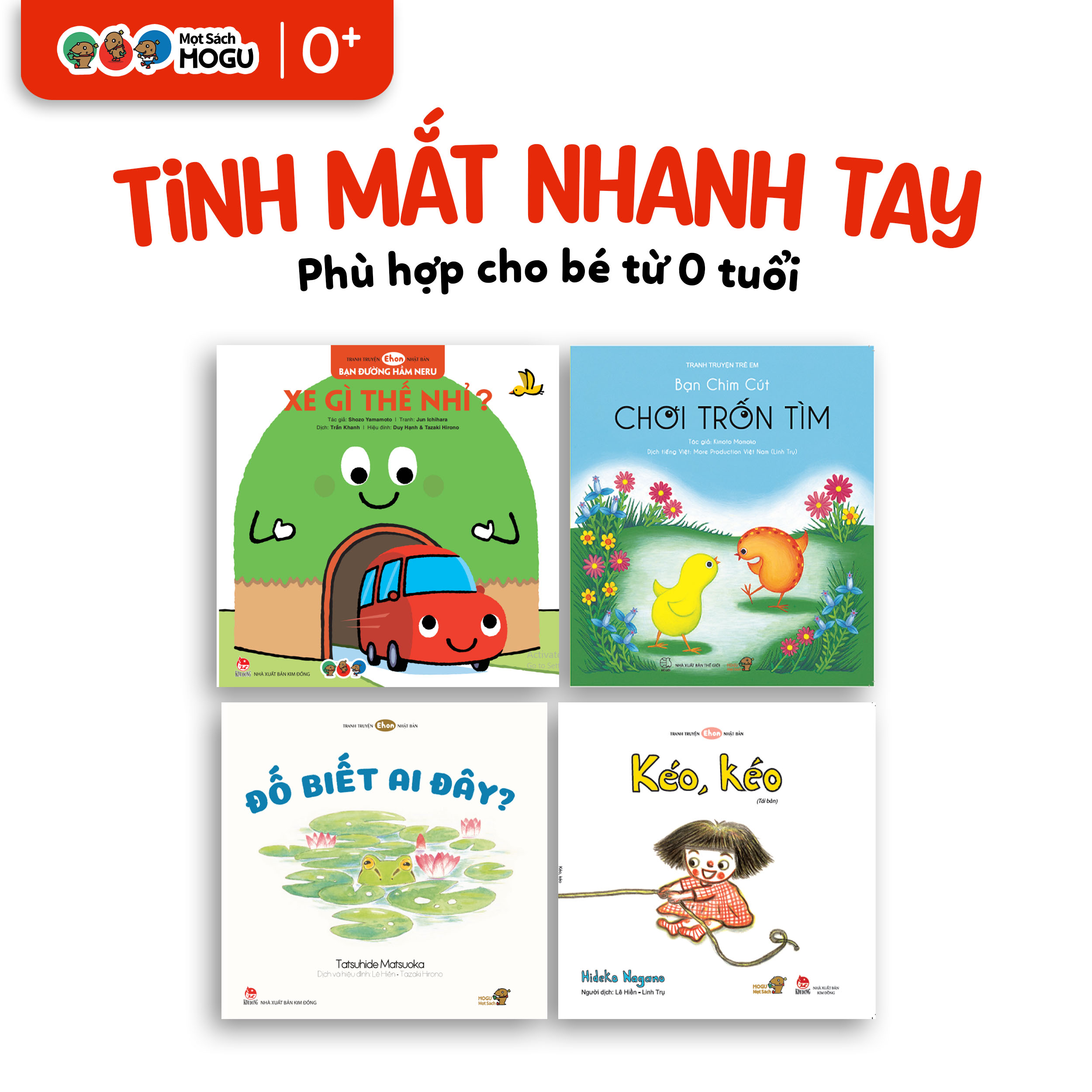 Combo 4 Cuốn Tinh Mắt Nhanh Tay