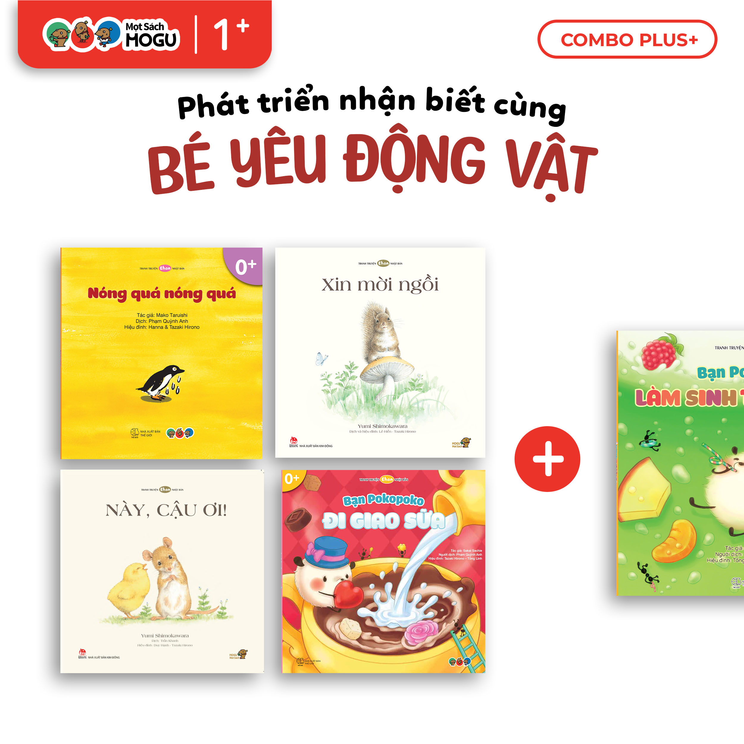Combo 5 Cuốn Bé Yêu Động Vật