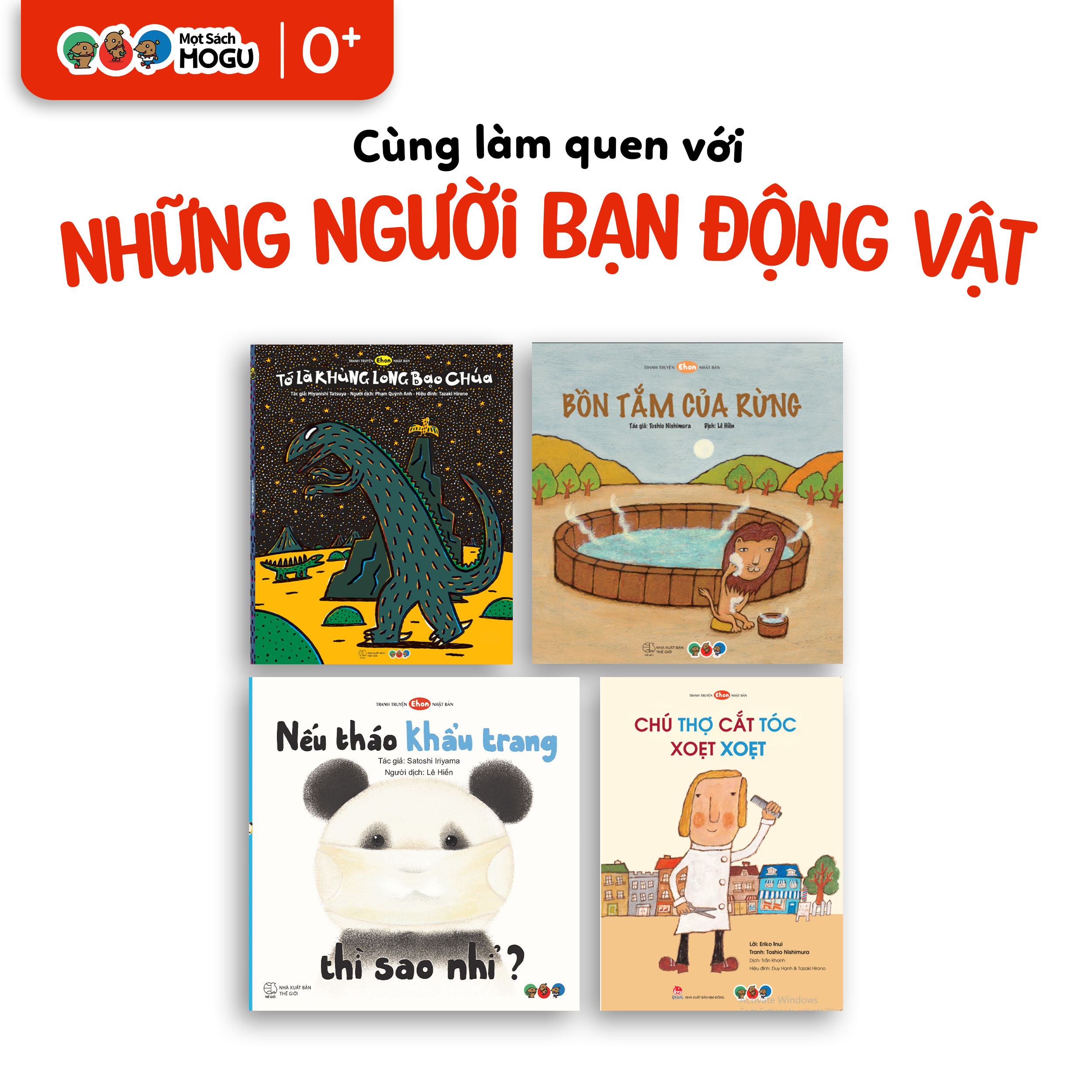 Combo 4 Cuốn Những người bạn động vật