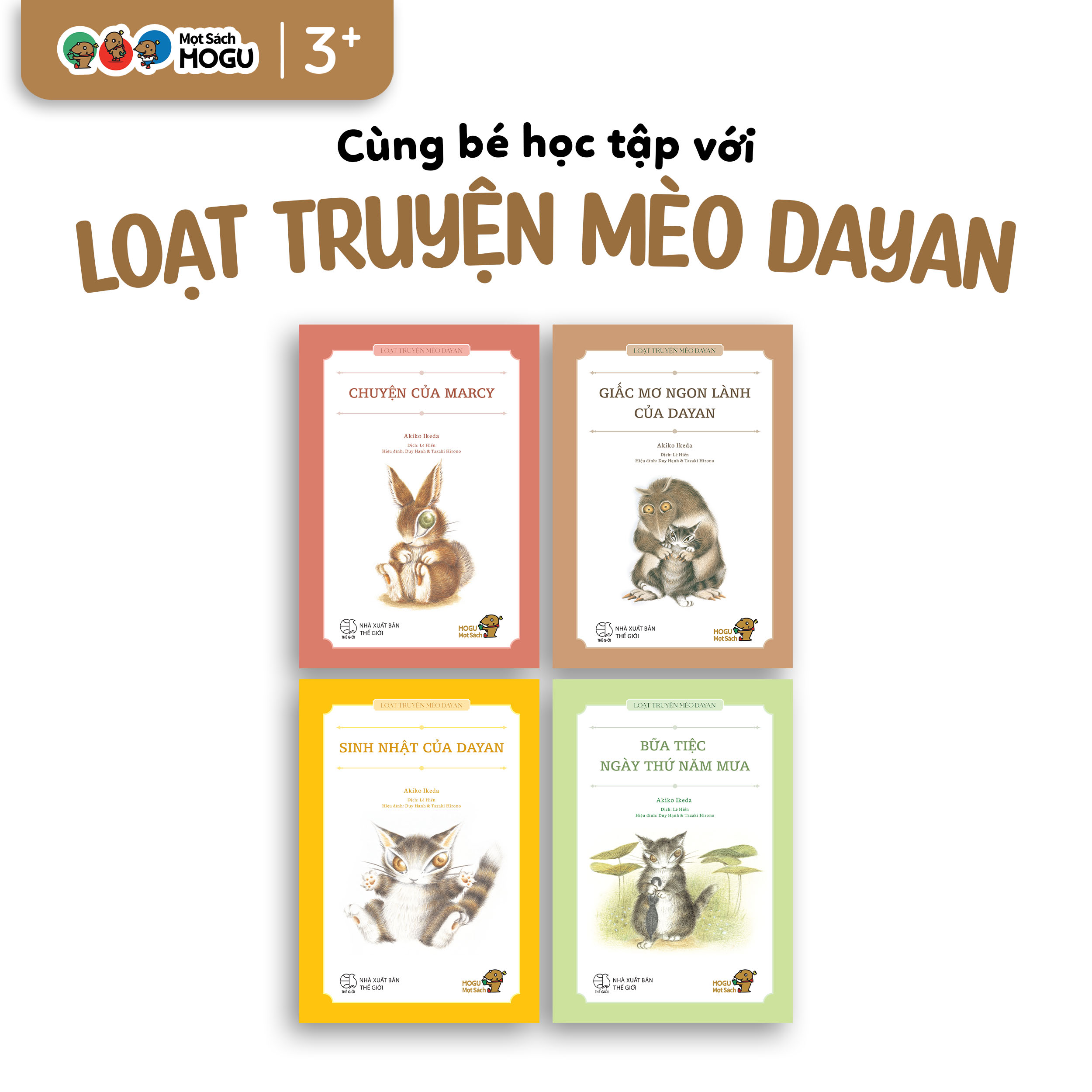 Bộ 4 cuốn Loạt truyện Mèo Dayan