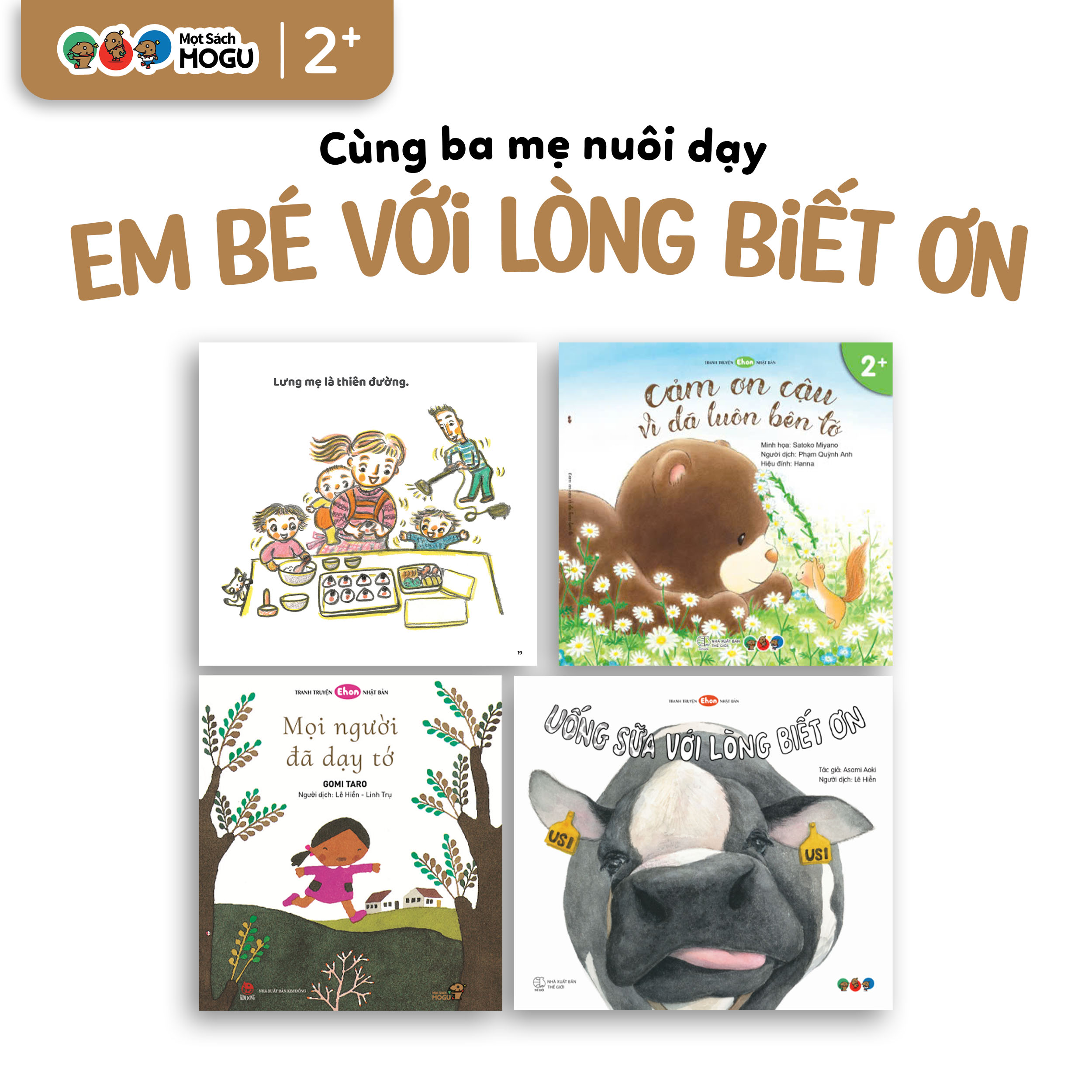 Combo 4 Cuốn Em Bé Với Lòng Biết Ơn