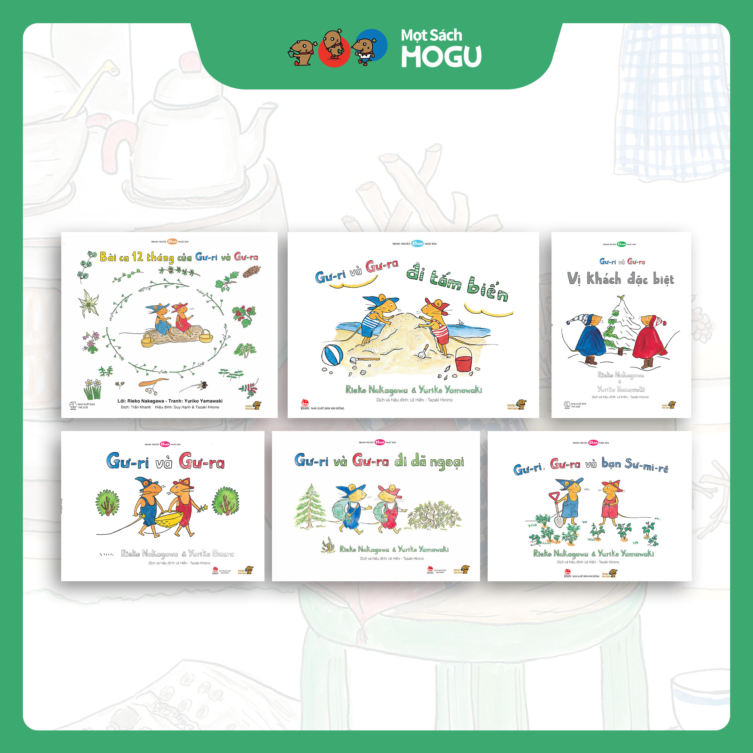 Combo "Gư-ri và Gư-ra du ký"