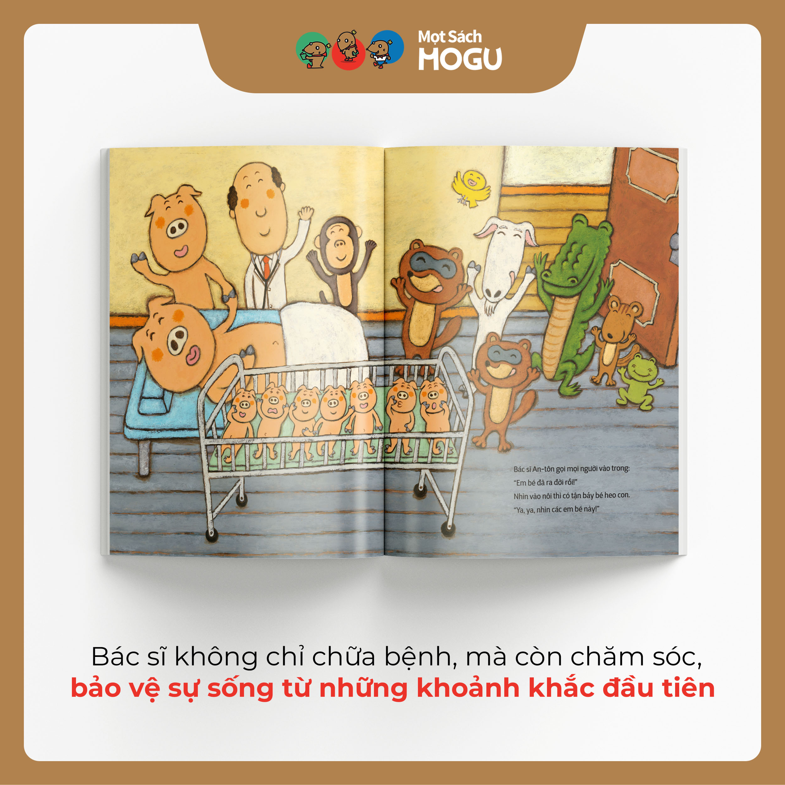 Bác Sĩ An-tôn: Em Bé Đây | Ehon cho bé từ 3 tuổi | Hiểu cảm xúc khi có em