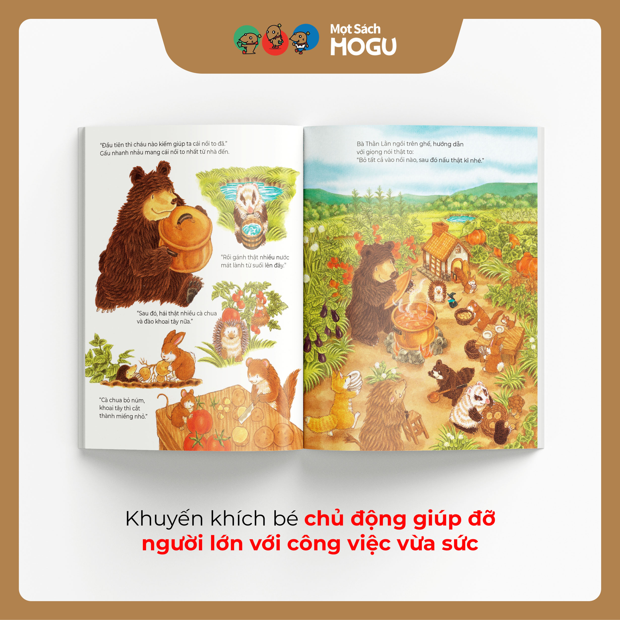Tiệm Súp Lừng Danh | Ehon cho bé từ 3 tuổi | Chia sẻ & học cùng bạn bè