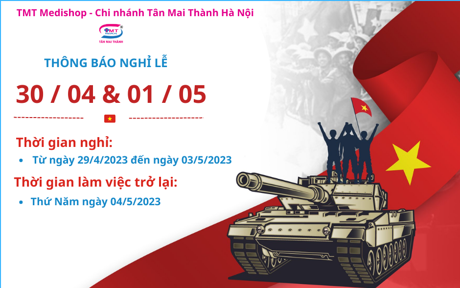 Thông báo lịch nghỉ lễ 30/4 & 01/5