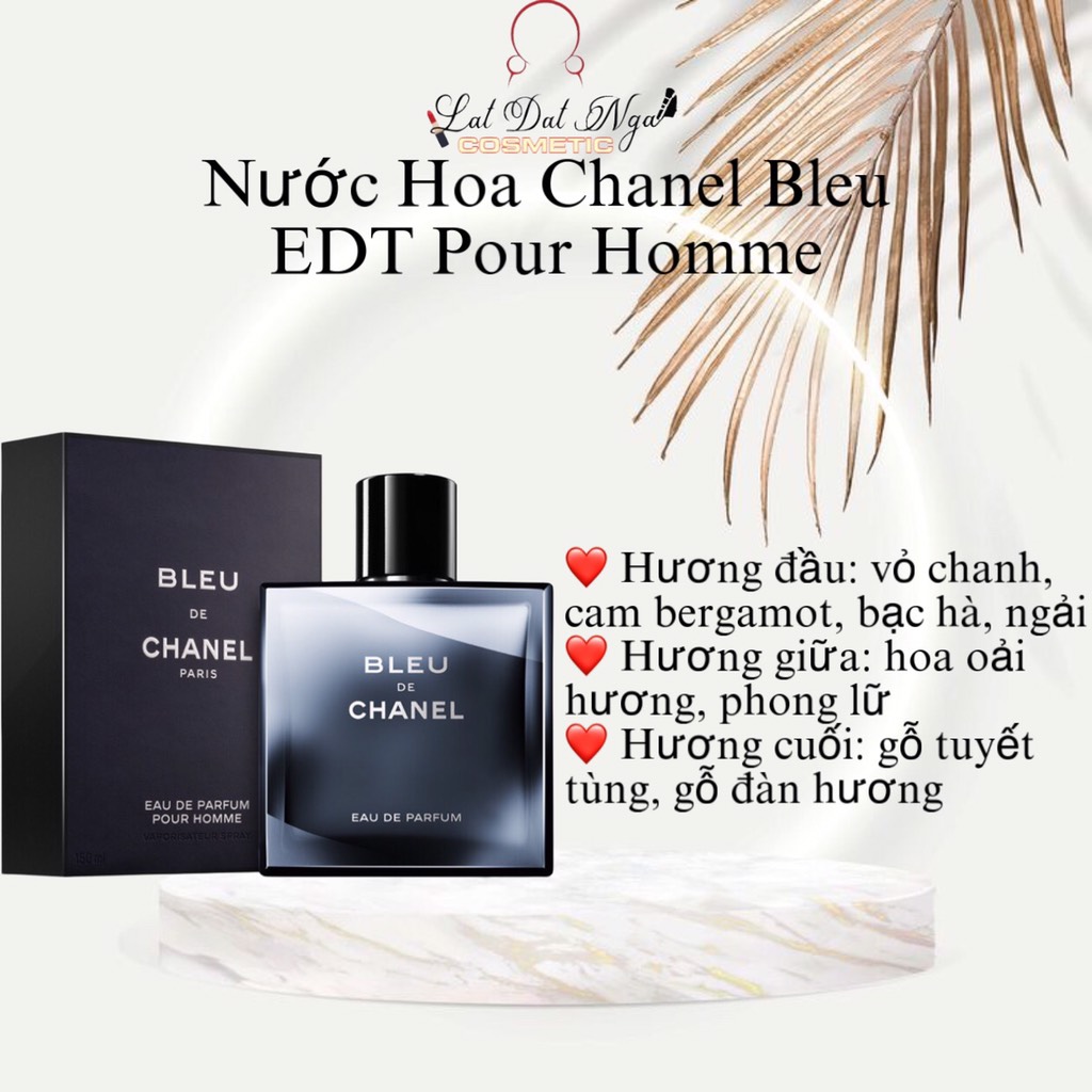 Nước Hoa Chanel Bleu EDT Pour Homme - 100ml | Lật Đật Nga Cosmetic