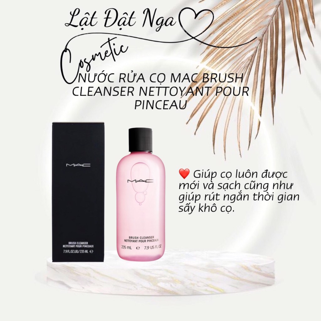N C R A C MAC BRUSH CLEANSER NETTOYANT POUR PINCEAU 235ML
