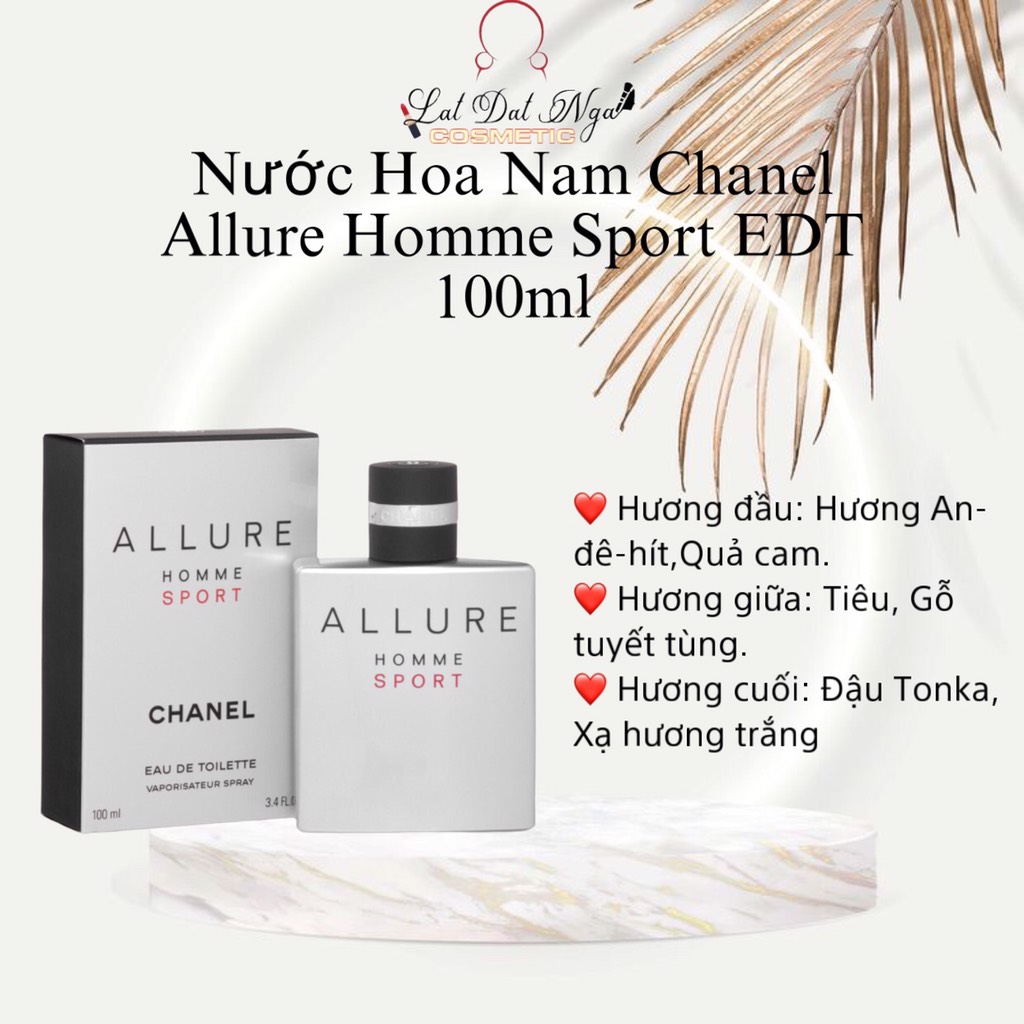 Nước Hoa Nam Chanel Allure Homme Sport Edt 100ml  Y Perfume