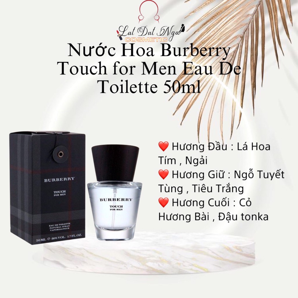 Nước Hoa Burberry Touch for Men Eau De Toilette 50ml | Lật Đật Nga Cosmetic