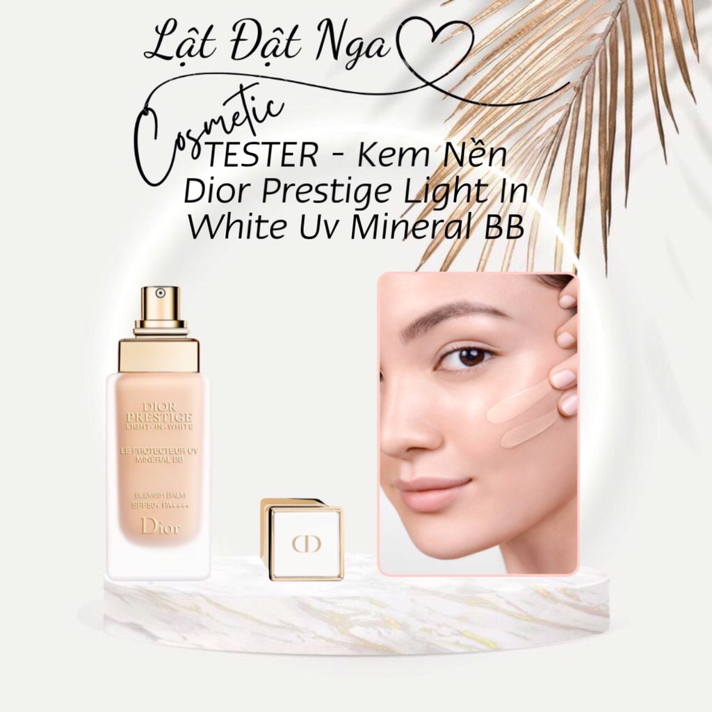 Giảm giá Kem chống nắng có màu Dior Prestige Light  In  White The Mineral  UV Protector Blemish Balm SPF 50  BeeCost