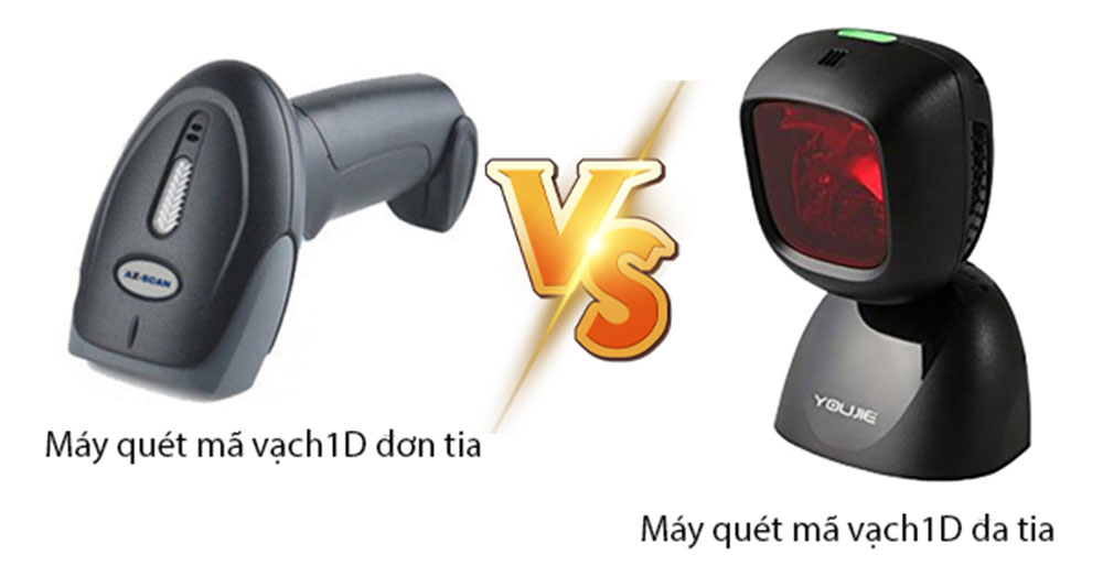Máy quét mã vạch đa tia so với máy quét mã vạch 1D: Loại nào tốt hơn?