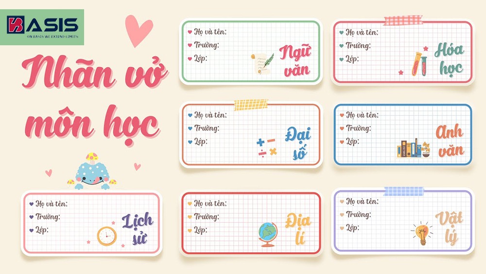 Tạo nhãn vở đẹp mắt chỉ trong vài phút với phần mềm tạo nhãn vở!