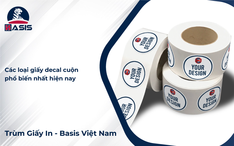 Các loại giấy decal cuộn phổ biến nhất hiện nay trên thị trường