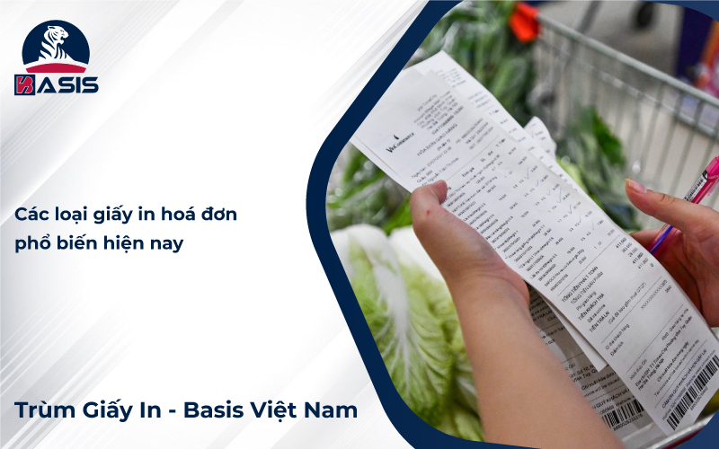 Các loại giấy in hoá đơn phổ biến hiện nay