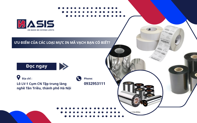 Ưu Điểm Của Các Loại Mực In Mã Vạch Bạn Có Biết?