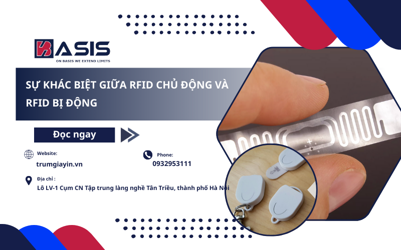 Sự khác biệt giữa RFID chủ động và RFID bị động
