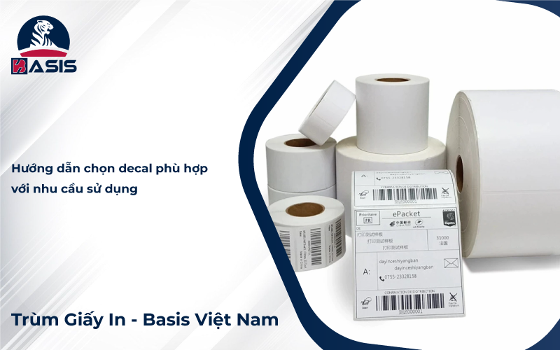 Hướng dẫn chọn decal phù hợp với nhu cầu sử dụng