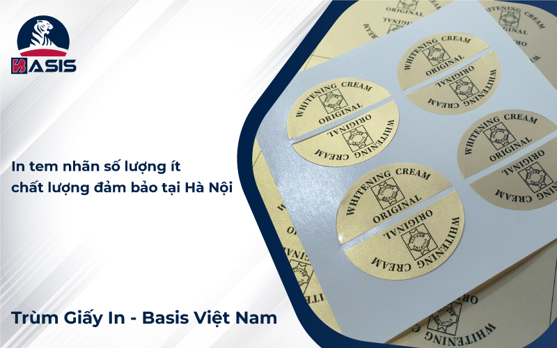In tem nhãn số lượng ít chất lượng đảm bảo tại Hà Nội