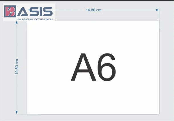 Kích thước khổ giấy A6 và ứng dụng của chúng