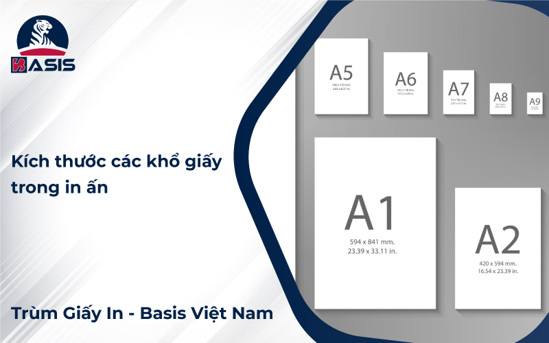 Kích thước các khổ giấy A0, A1, A2, A3, A4,...trong in ấn