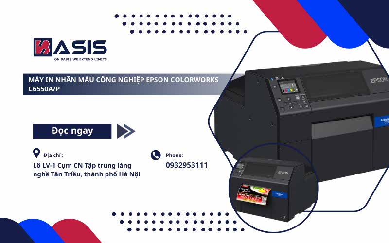 Tổng Quan Dòng Máy In Epson ColorWorks C6550A/P