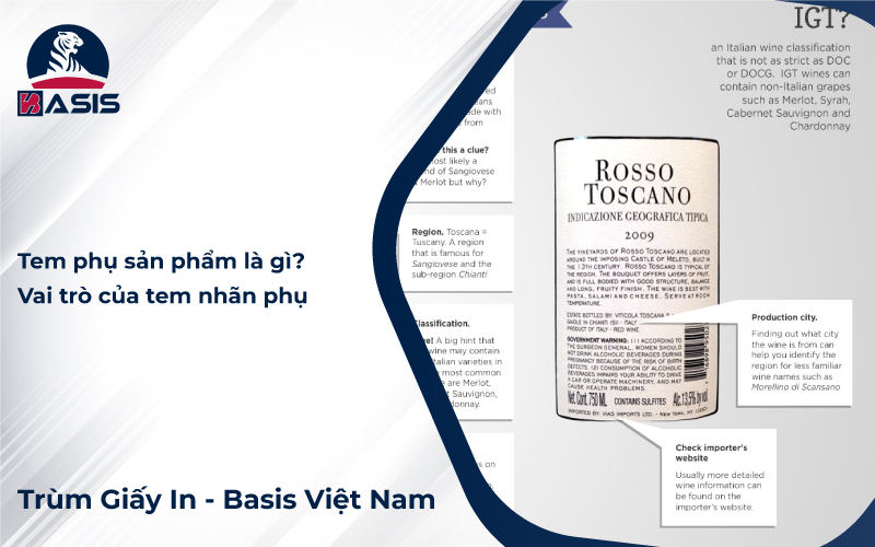 Tem phụ sản phẩm là gì? Vai trò của tem nhãn phụ trong sản xuất kinh doanh