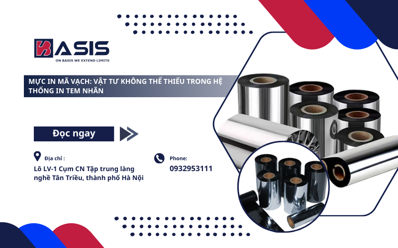Mực In mã vạch: Vật Tư Không Thể Thiếu Trong Hệ Thống In Tem Nhãn