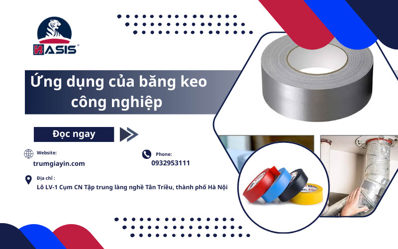 Ứng Dụng Của Băng Keo Công Nghiệp