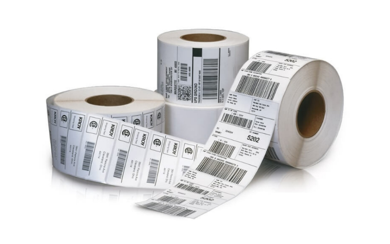 Giấy in mã vạch dạng cuộn 