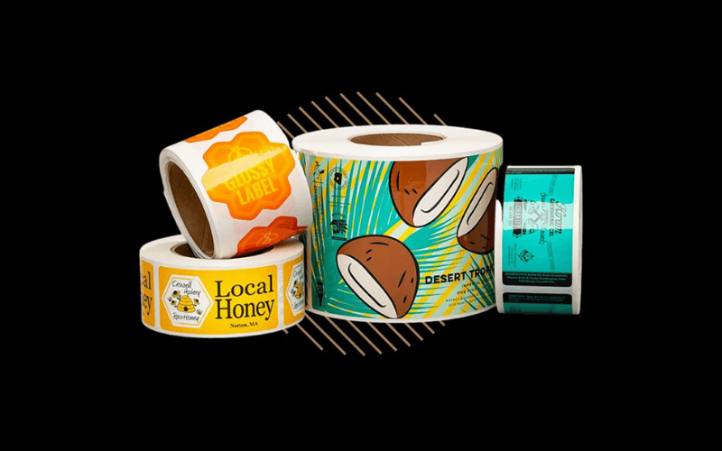 Giấy in mã vạch dạng cuộn 