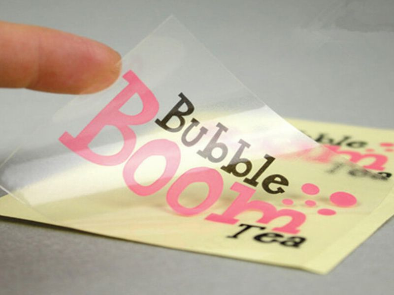 in decal nhua trong