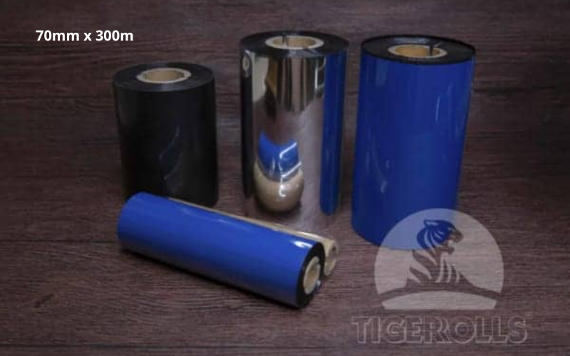Mực in mã vạch Wax 70mm x 300m