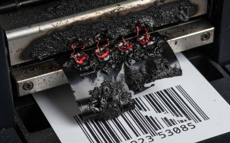 Mực in mã vạch kém chất lượng