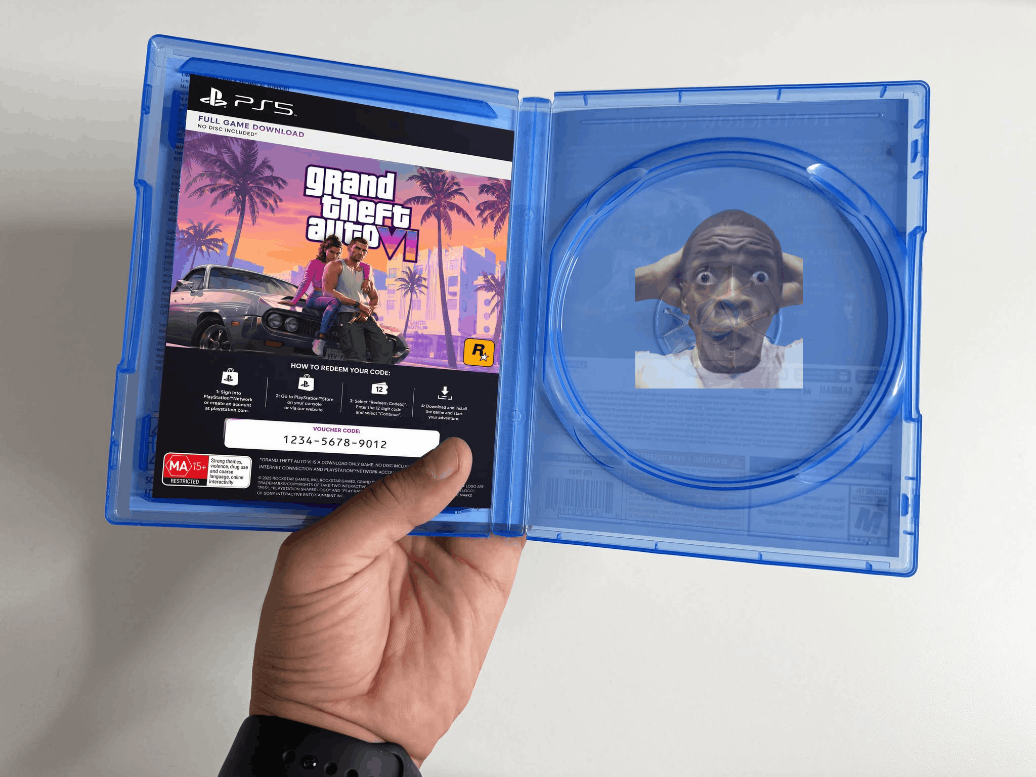 Đĩa Vật Lý GTA 6 Chỉ Có Mã Code Mà Không Có Đĩa Game?