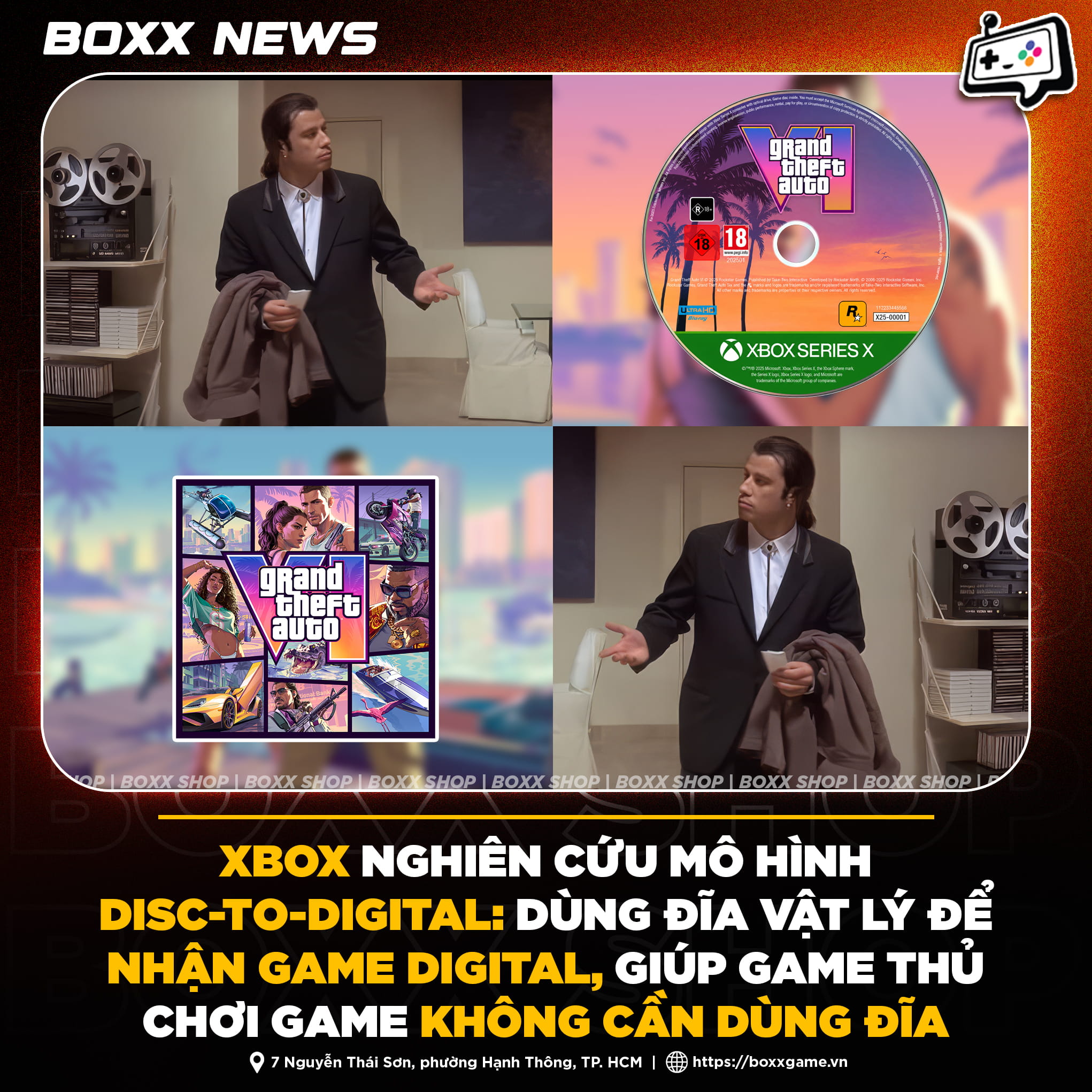Xbox Disc-to-Digital: Từ đĩa vật lý thành game digital, game thủ chơi game không cần dùng đĩa.
