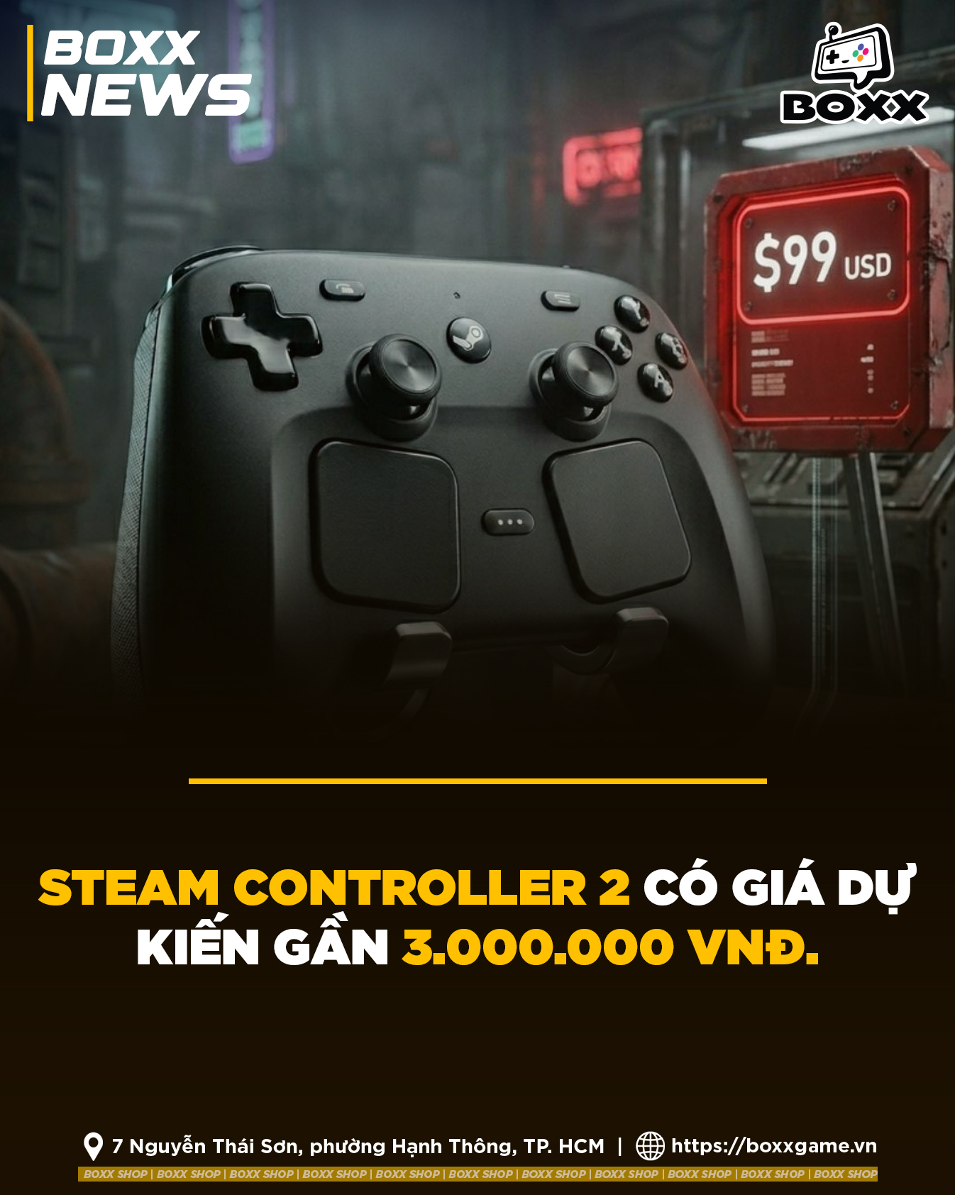 Steam Controller 2 Có Giá Dự Kiến Gần 3.000.000 VNĐ. Chiếc Tay Cầm Giúp Bạn Chơi Game PC Mượt Như Dùng Chuột!